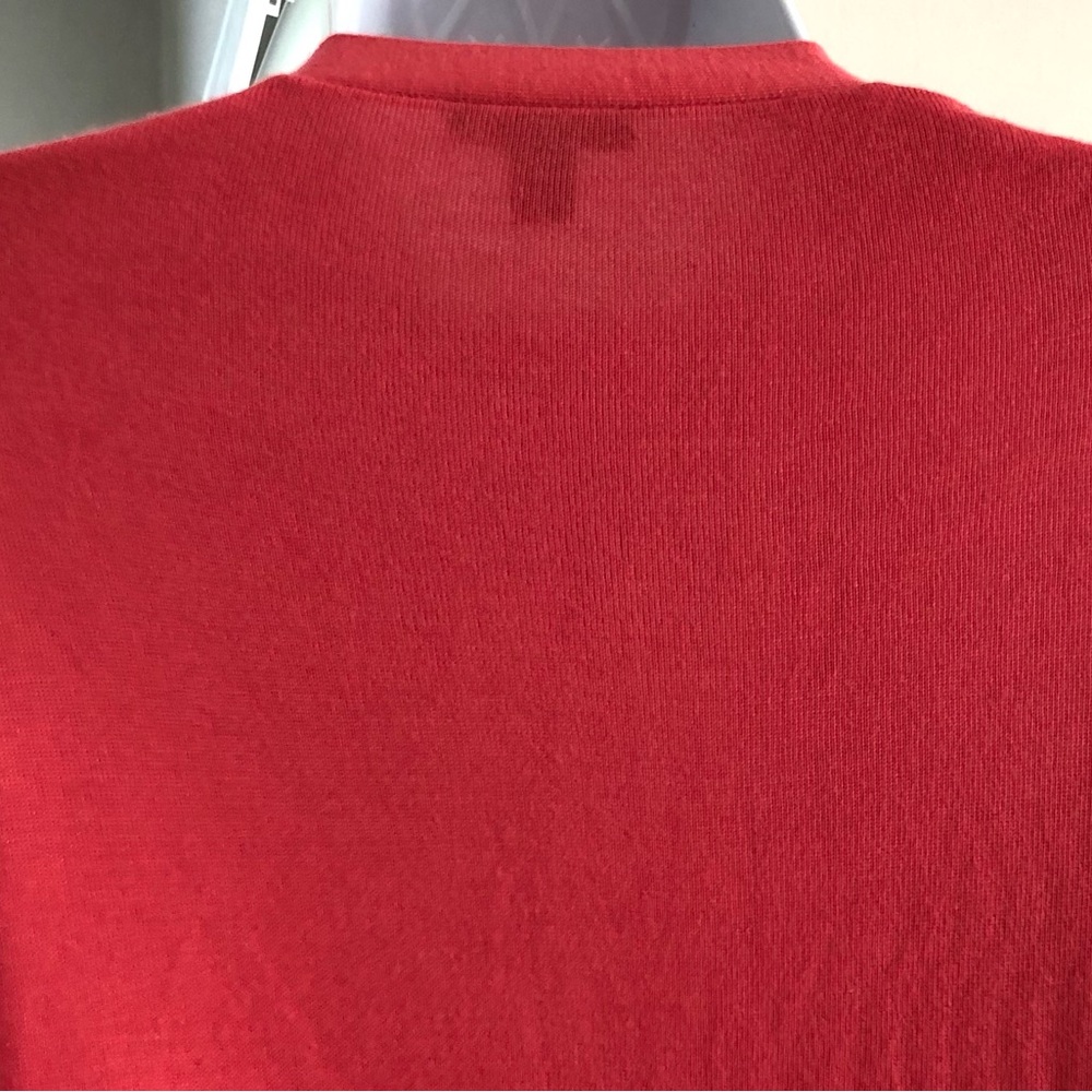 LAFAYETTE 148 Coral Cardigan Sweater Cashmere Blend Sz Large - Picture 3 of 11